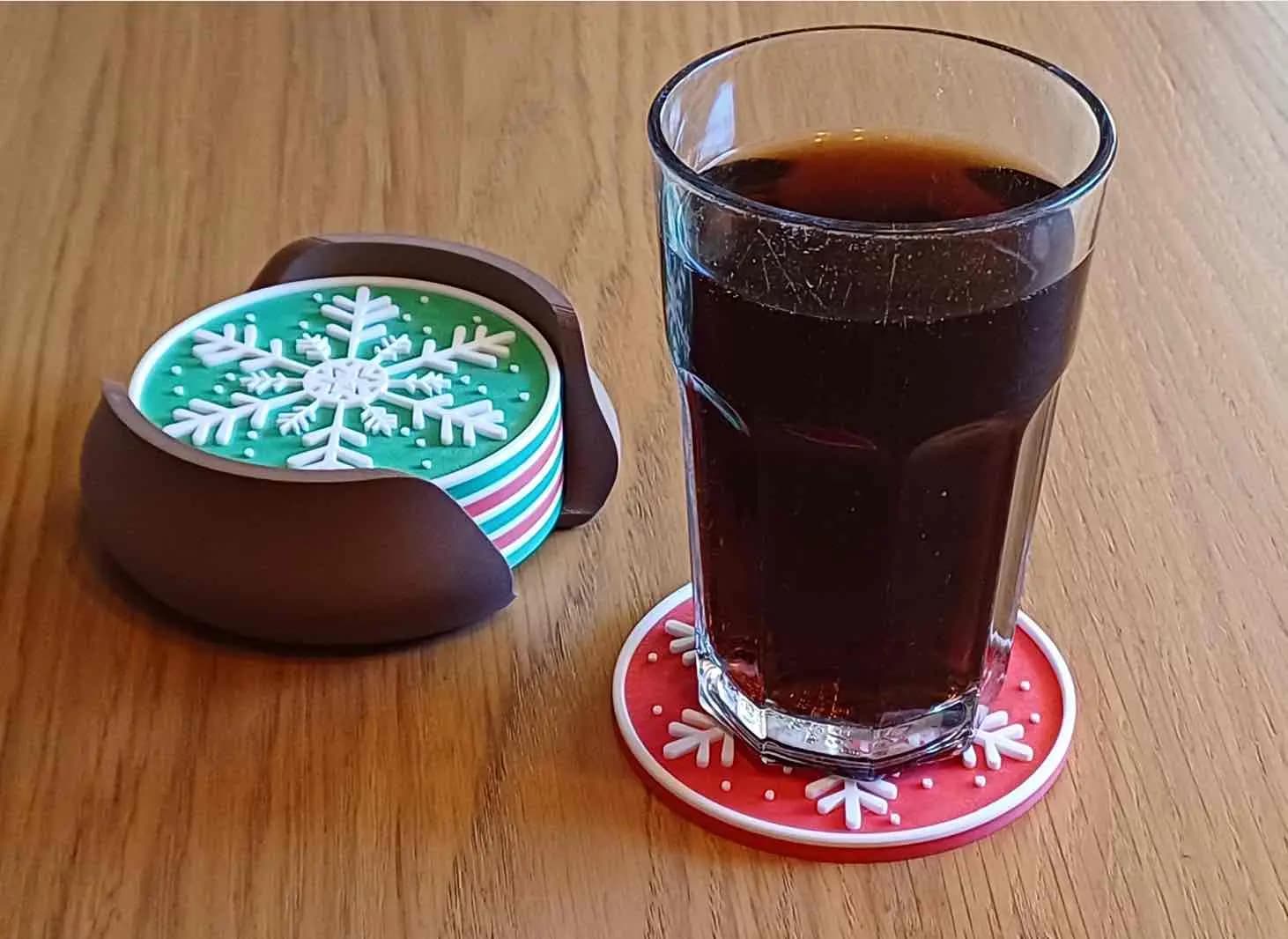 Christmas Coasters alternate view