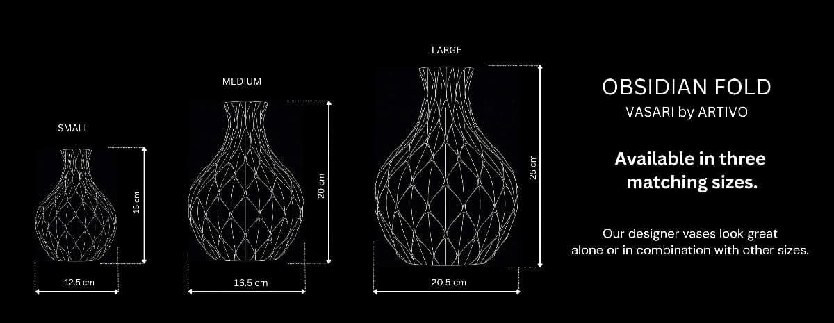 Obsidian Fold size reference